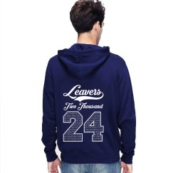 New Leavers Hoodie style Curly design Hoodie with names inside 